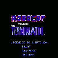Robocop vs. The Terminator (prototype) Title Screen
